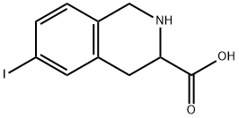 6-IODO-1,2,3,4-TETRAHYDROISOQUINOLINE-3-CARBOXYLIC ACID Struktur