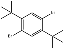 Benzene, 1,4-dibromo-2,5-bis(1,1-dimethylethyl)- Struktur