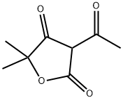 3-Acetyl-5,5-dimethyl-2,4(3H,5H)-furandione Struktur