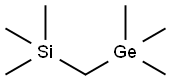 TRIMETHYLSILYLMETHYLTRIMETHYLGERMANE Struktur