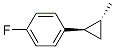 Benzene, 1-fluoro-4-[(1R,2R)-2-methylcyclopropyl]- (9CI) Struktur