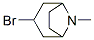 8-Azabicyclo(3.2.1)octane, 3-bromo-8-methyl-, exo- Struktur
