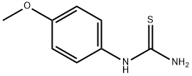 4-METHOXYPHENYLTHIOUREA Struktur