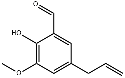 5-ALLYL-2-HYDROXY-3-METHOXYBENZALDEHYDE Struktur