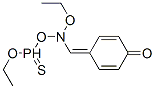 4-[(diethoxyphosphinothioyloxyamino)methylidene]cyclohexa-2,5-dien-1-o ne Struktur