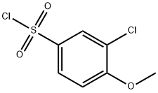 3-Chloro-4-methoxybenzenesulfonyl chloride Struktur