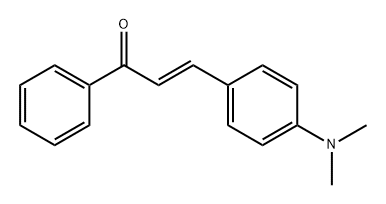 4-(Dimethylamino)-trans-chalcone Struktur