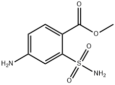 Methyl 4-aMino-2-sulfaMoylbenzoate Struktur