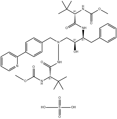 Atazanavir sulfate Structure