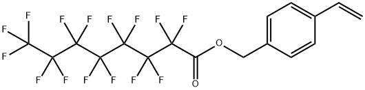 4-VINYLBENZYL PERFLUOROOCTANOATE Struktur