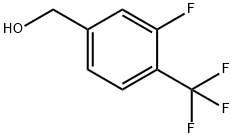 4-Trifluoromethyl-3-fluorobenzyl alcohol Struktur