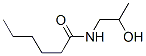 N-(2-hydroxypropyl)hexanamide  Struktur