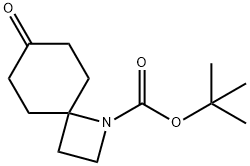 1-Azaspiro[3.5]nonane-1-carboxylic acid, 7-oxo-, 1,1-dimethylethyl ester Struktur