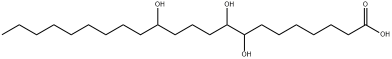 8,9,13-trihydroxydocosanoic acid Struktur