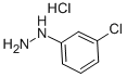 3-Chlorophenylhydrazine hydrochloride Struktur