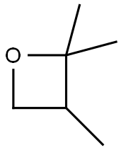 2,2,3-Trimethyloxetane Struktur