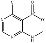 N4-METHYL-6-CHLORO-5-NITROPYRIMIDIN-4-AMINE Struktur