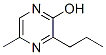 Pyrazinol, 5-methyl-3-propyl- (8CI) Struktur