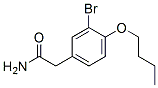 2-(3-Bromo-4-butoxyphenyl)acetamide Struktur