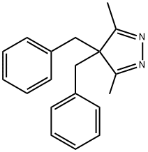 4,4-Dibenzyl-3,5-dimethyl-4H-pyrazole Struktur