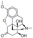 8β,14-Dihydroxy-7,8-dihydro Codeinone Struktur