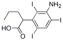 2-(3-Amino-2,4,6-triiodophenyl)valeric acid Struktur