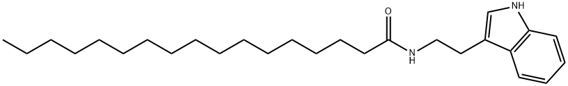 HEPTADECANOIC ACID TRYPTAMIDE Struktur