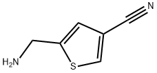 5-AMINOMETHYL-THIOPHENE-3-CARBONITRILE Struktur