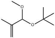 2-Methylpropenal tert-butylmethyl acetal Struktur