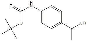 1-(4-BOC-AMINO-PHENYL)-ETHANOL Struktur