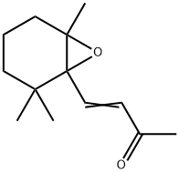 4-(2,2,6-trimethyl-7-oxabicyclo[4.1.0]hept-1-yl)-3-buten-2-one  Struktur