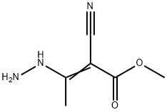 Crotonic  acid,  2-cyano-3-hydrazino-,  methyl  ester  (8CI) Struktur