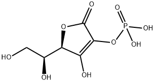 L-ASCORBIC ACID 2-MONOPHOSPHATE TRI-CYCLOHEXYLAMMONIUM SALT Struktur