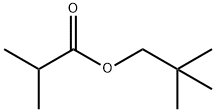 Propanoic acid, 2-Methyl-, 2,2-diMethylpropyl ester Struktur