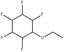 Cyclohexane, 1-ethoxy-2,3,4,5,6-pentafluoro- (9CI) Struktur