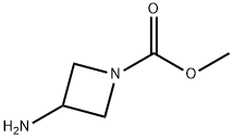 1-Azetidinecarboxylicacid,3-amino-,methylester Struktur