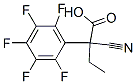 Ethylcyano(pentafluorophenyl)acetate Struktur