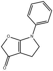 2H-Furo[2,3-b]pyrrol-3(4H)-one,  5,6-dihydro-6-phenyl-  (9CI) Struktur