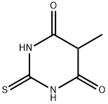 5-METHYL-2-THIOXO-DIHYDROPYRIMIDINE-4,6(1H,5H)-DIONE Struktur