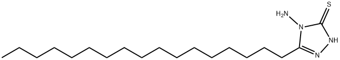 4-Amino-5-heptadecyl-3-mercapto-1,2,4-triazole Struktur