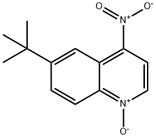 4-nitro-1-oxido-6-tert-butyl-quinoline Struktur