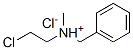 benzyl-(2-chloroethyl)-methyl-azanium chloride Struktur