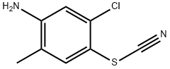 5-Chloro-2-methyl-4-thiocyanatoaniline Struktur