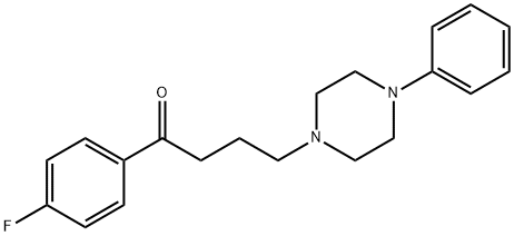 1-Butanone, 1-(4-fluorophenyl)-4-(4-phenyl-1-piperazinyl)- Struktur