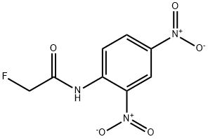 2',4'-Dinitro-2-fluoroacetanilide Struktur