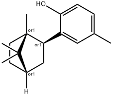 exo-2-(1,7,7-trimethylbicyclo[2.2.1]hept-2-yl)-p-cresol Struktur