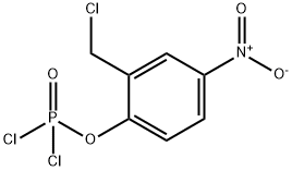 Dichloridophosphoric acid 2-(chloromethyl)-4-nitrophenyl ester Struktur