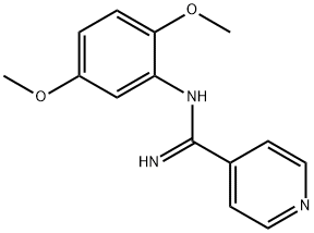 N-(2,5-Dimethoxyphenyl)isonicotinamidine Struktur