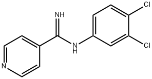 N-(3,4-Dichlorophenyl)isonicotinamidine Struktur