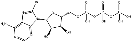 8-bromoadenosine 5'-triphosphate Struktur